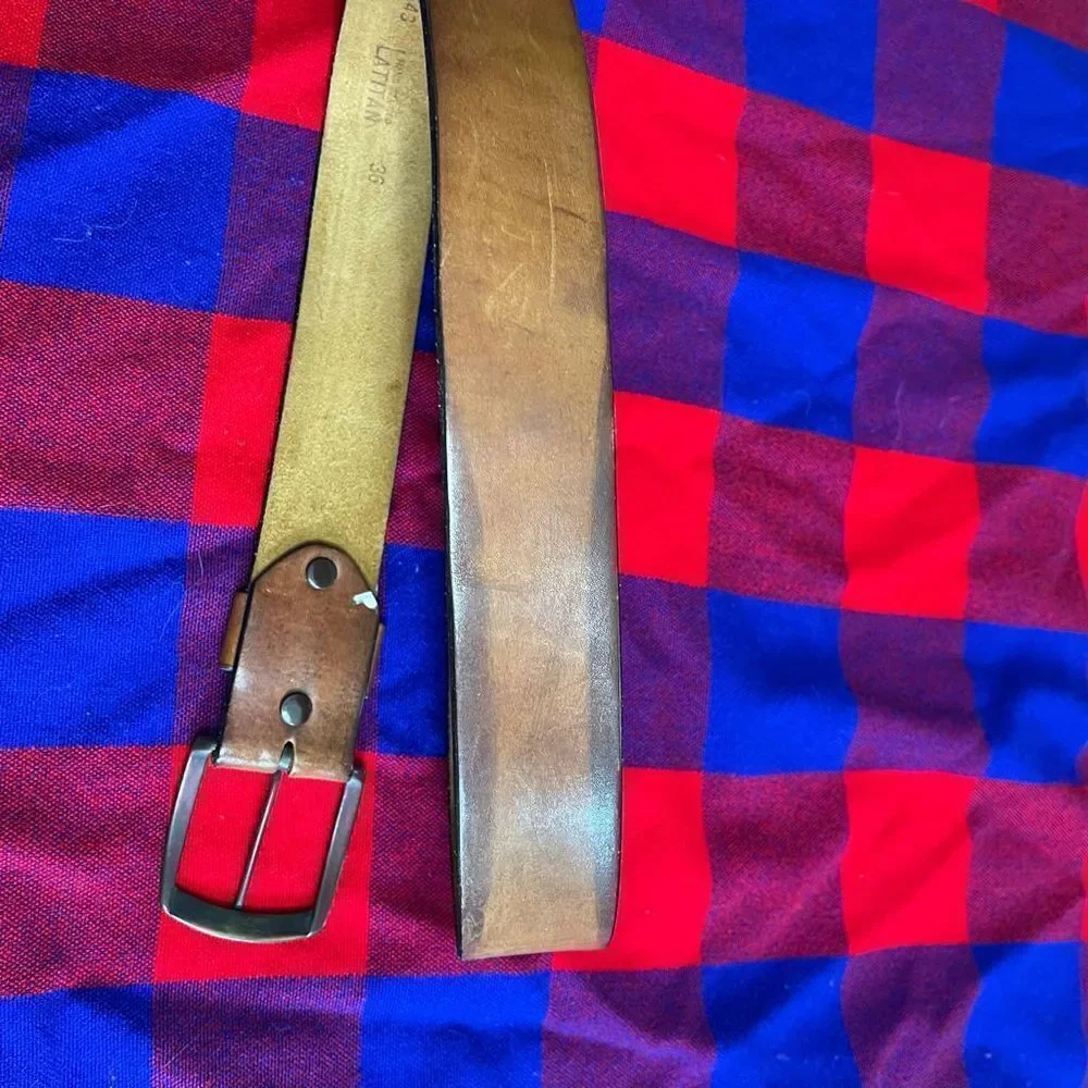 Lyntone VTG Hand Stained Men’s Brown Belt Size 36